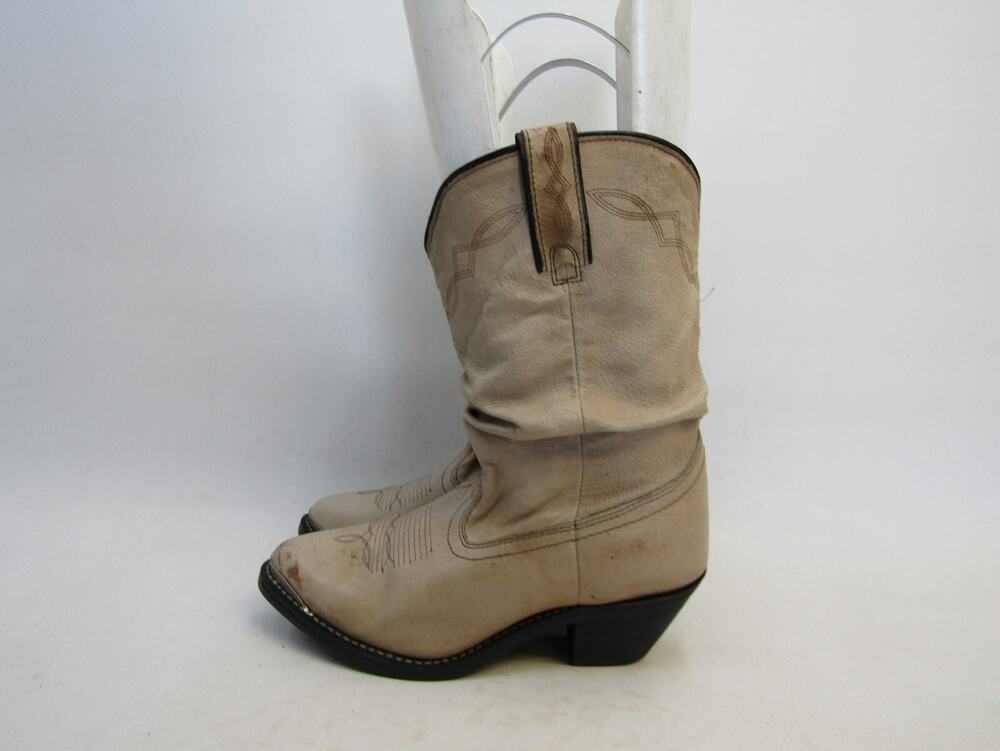 Shyanne Womens Size 8 M Brown Leather Slouch Cowboy Western Boots